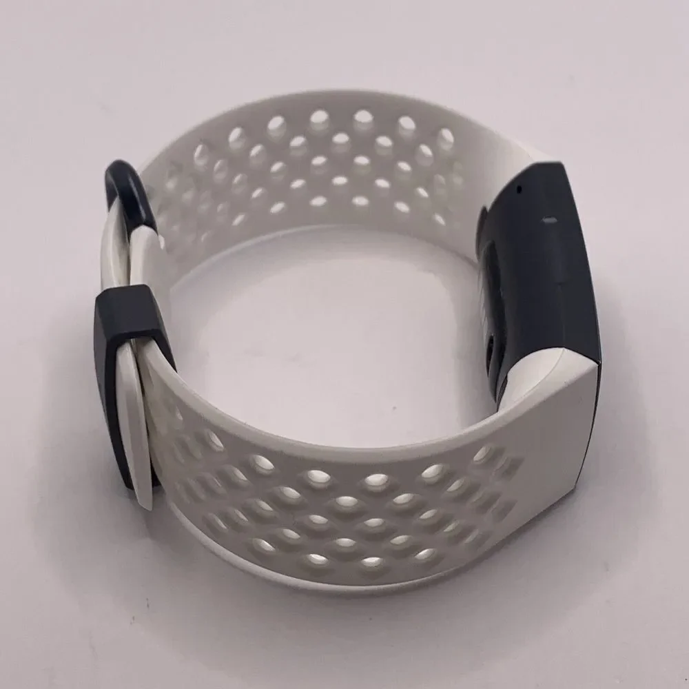 Fitbit Charge 3 FB410GMWT Unisex White Heart Rate Monitor Activity Tracker QU60